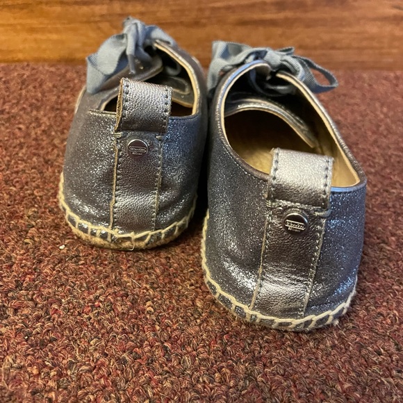 Gold and blue coach sneakers sz 6 - Picture 9 of 13